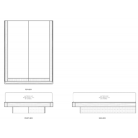 Queen Bedbase Base de cama queen