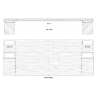 King Headboard Cabela de cabeceira rei