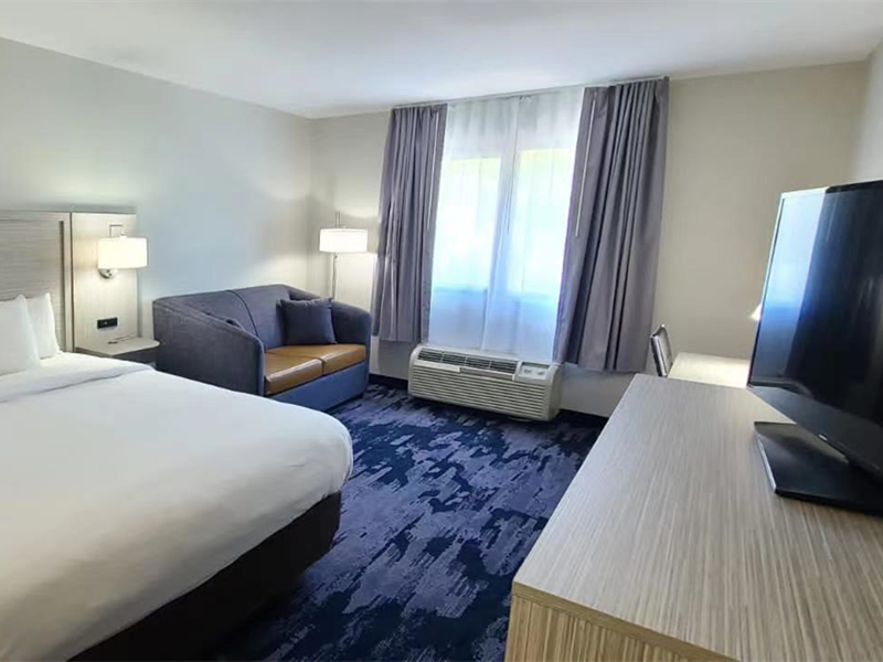 Mobília de quarto de hotel simples e durável do Quality Inn u0026amp; Suites