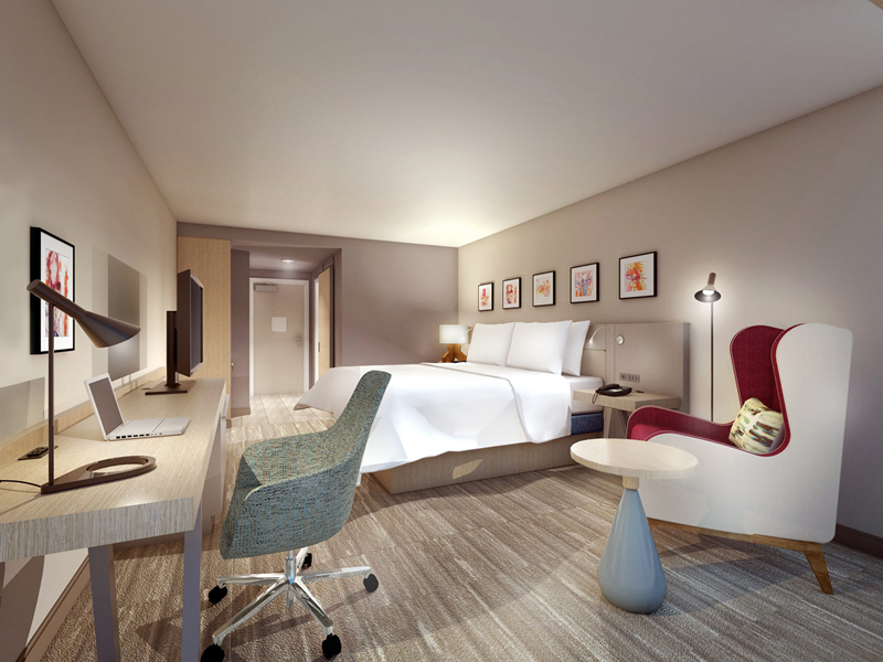 Móveis para hotéis Hilton Garden Inn Project Hospitality