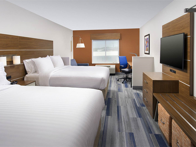 Mobília de quarto de hotel moderno americano HIE Formula Blue